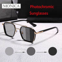 Intelligent Photochromic Sunglasses for Men Professional Day Night Driver Sunglasses UV400 Retro Luxury Design Glasses vintage Cycling Sunglasses