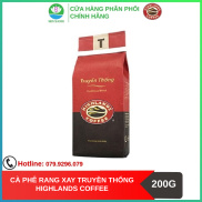 SenXanh CAFE Cà phê Rang xay Truyền thống Highland Coffee 200g