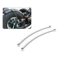 Pair Rear Fender Rail Support Bracket Mount Holder for Harley Cruiser Cafe Bobber