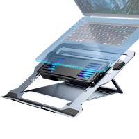 Notebook Cooler Adjustable Air Cooler Laptop Stand Holder 5V2A 4 Laptop Radiator Base Support Gears 12-17.8in Laptop Stands