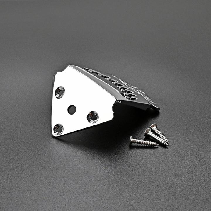 mandolin-tailpiece-with-screws-chrome-plated-guitar-tailpiece-mandolin-replacement-parts-musical-instrument-accessories