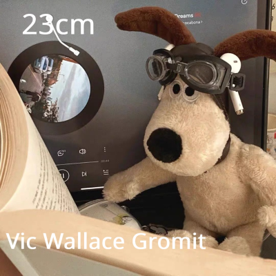 【Sabai_sabai】COD ตุ๊กตานักบิน Vic Wallace Gromit ตุ๊กตา ของเล่น  ตกแต่งบ้าน ของเล่นเด็ก ของขวัญสําหรับเด็ก ของเล่นเพื่อการศึกษา