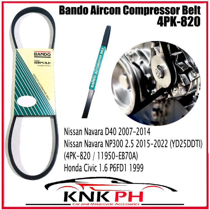 Nissan Navara D40 / NP300 2.5L / Civic 1.6 P6FD1 1999 Bando Power