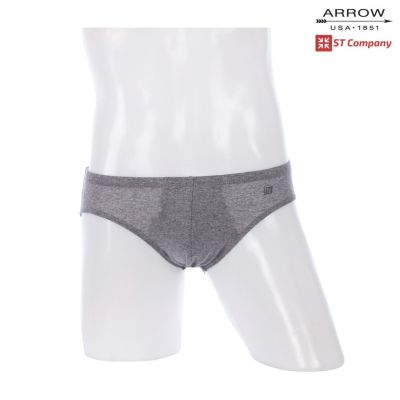 SP - Arrow Lite รุ่น Bikini กางเกงในชาย ขอบหุ้มยาง สีผสม ดำ เทา กรม (3 ตัว) Size M L XL กางเกงใน ชาย  แอร์โรว กกน. ชายกางเกงชั้นใน Sexy กางเกงในไซส์ใหญ่