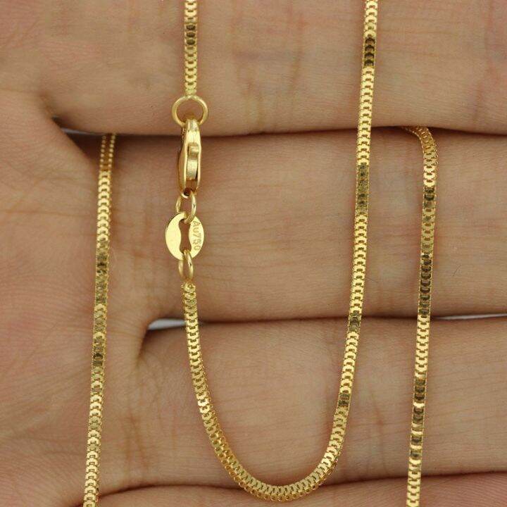 18k Saudi Gold Pawnable Choker Necklace for Women Legit Gold Chain for