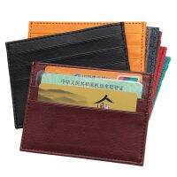 100% Genuine Cow Leather ID Card Holder Various Color Bank Credit Card Multi Slot Slim Card Case Card Holders