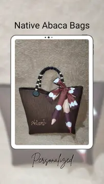 Shop Marikina Made Abaca Bag with great discounts and prices