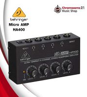 แอมป์ขยายหูฟัง BEHRINGER HA400 (Headphone Amplifier ขนาดจิ๋ว สามารถต่อพ่วงหูฟังเพิ่มได้ถึง 4 ตัว)