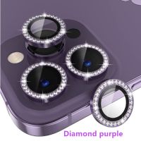 yqcx001 sell well - / Luxury Metal Glitter Diamond Camera Lens Film Protector for iPhone 14 13 11 12 Pro Max 14 Plus Mini Lens Ring Protector Glass