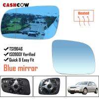 CASHCOW สำหรับ VW MK4กอล์ฟ1996-2004 BORA JETTA ปีกข้างซ้ายและขวา Cermin Kaca สีฟ้ามุมมองภายนอกกระจกข้างนอกนูน