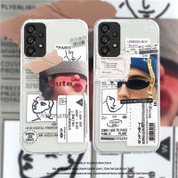 เคสโทรศัพท์ Ready Stock 2022 New Casing Samsung Galaxy A53 A33 A73 A13 A23 LTE M33 M23 5G 4G Fashion Personalized Creative Couples Transparent Handphone Case Silicagel Soft Cover เคส