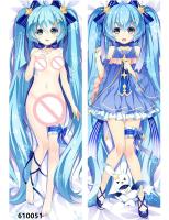 Dakimakura ชุดเครื่องนอนปลอกหมอนปลอกหมอนแอนนิเมะสองด้านขนาด60X180ซม. ชุดเครื่องนอนกอดตัวยาว