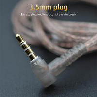 NEW high quality KZ 90-1 Headphone Cord 8 Strands Gold Silver And Copper Cube Mixed Upgrade Cable Earphone Wire Original CRAZS10 ProEDX Pro และอุปกรณ์เสริมอื่นๆ