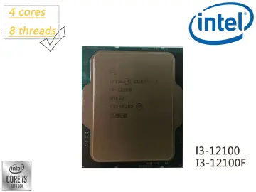 Intel Core i3 12100F CPU New i3-12100F 3.3 GHz 4-Core 8-Thread 65W LGA 1700