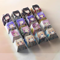 4ปุ่มชุด Tenshi Souzou Angelic Chaos RE-BOOT Keycaps PBT Dye Sublimation Key Caps สำหรับ MX Switches โปรไฟล์เชอร์รี่ Keycap