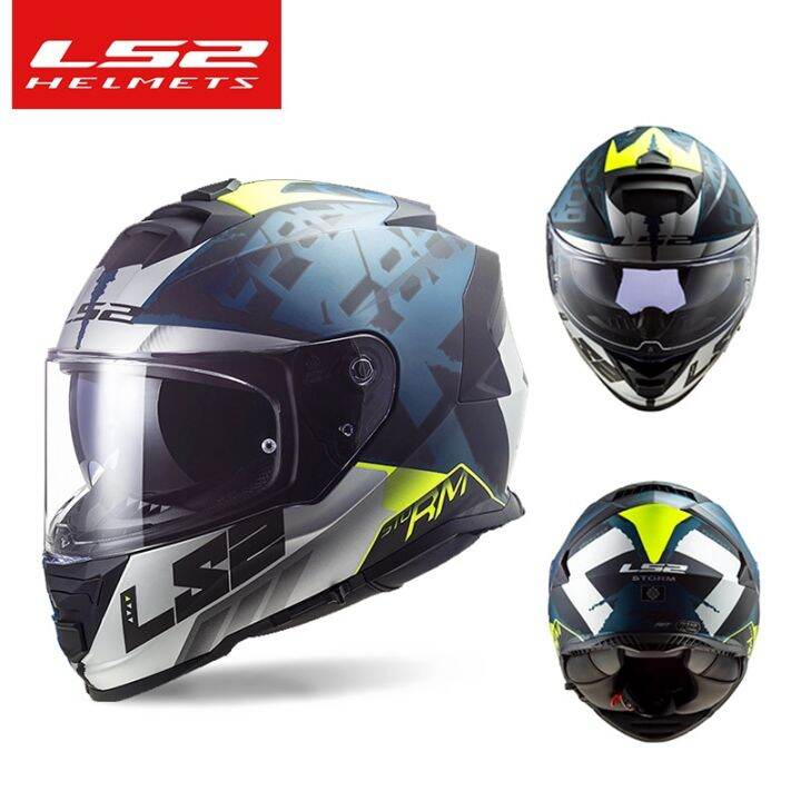 Original LS2 FF800 motorcycle helmet ls2 STORM full face Helmets kaciga