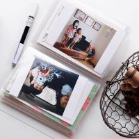 Photo Album Waterproof High Capacity Insert Type Photo Storage Book Eco-friendly PP Material 40 Sheet A6 Picture Album  Photo Albums