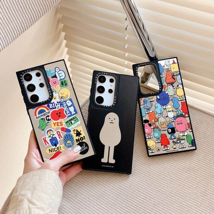 CASETiFY Cartoon Ghost Monster Mirror Case For Samsung Galaxy S23 S22 ...