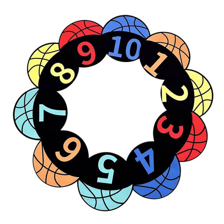 Basketball Spot Marker 5 or 10Pack 9 Inches Colorful AntiSlip Rubber