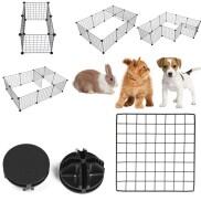Combo 10 Tấm Tấm Lưới Sắt 35 35 ĐenGhép Chuồng Quây Cho Thú Cưng Chó Mèo