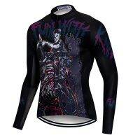 XINTOWN black Outdoor Sports Cycling Jersey Spring Summer Bicycle Long Sleeves MTB Clothing Shirts Wear Bike Jersey