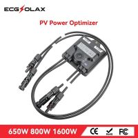 ECGSOLAX PV Power Optimizer MPPT 650W 800W 1600W 12V-75V Input Ip68 Solar Panel System Monitoring Voltage-Limiting Anti-Hotspot
