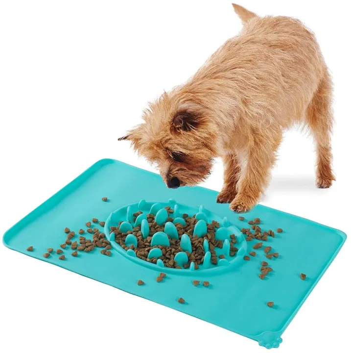 Dog Slow Feeding AntiBloat Silicon Non Slip Mat Lazada PH
