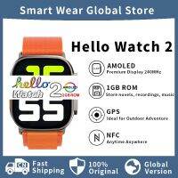 สวัสดี Watch 2อัลตร้าสมาร์ทวอท์ช2.02 ″ เข็มทิศ NFC ผู้ชาย Smartwatch Olahraga 1GB บันทึกเพลงท้องถิ่น E-Book สำหรับ Apple Android IOS VernaAbig