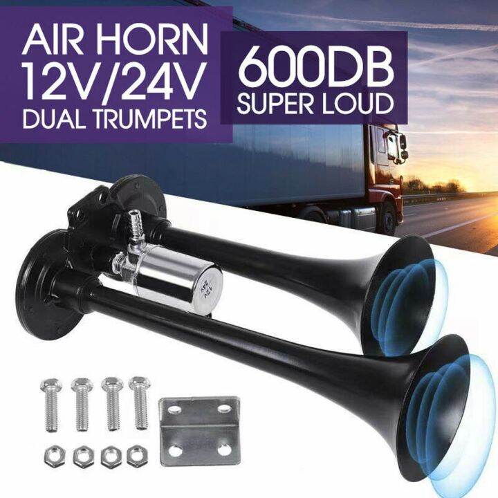 universal-600db-loud-car-air-horn-train-car-truck-boat-dual-air-horn-trumpet-super-loud-for-auto-sound-signal-12v-24v