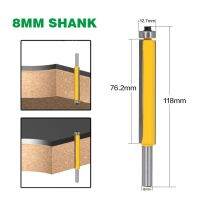 【Clearance】 【Stylish】 8Mm Shank ยาว Flush Trim แม่แบบ Router บิตแบริ่ง12.7ตัด Dia 76.2มม. ความลึกตัด Milling Cutter