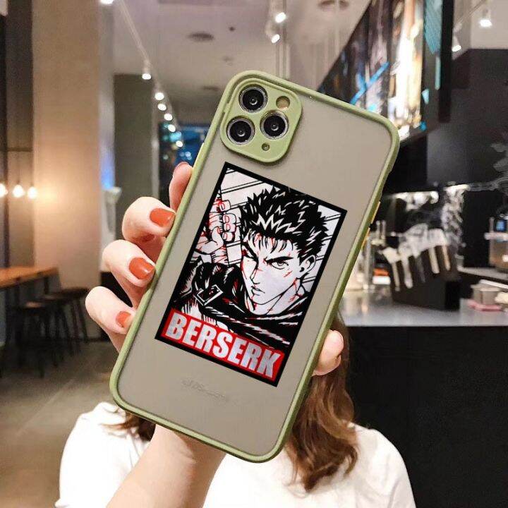 สินค้าใหม่ในสต็อก-berserk-guts-อะนิเมะกรณีโทรศัพท์สำหรับ-iphone-12-11-13-pro-max-ซิลิโคนกรณีสำหรับ-iphone-x-xr-xs-max-6-6วินาที7-8-se-20-14บวกปกหลัง