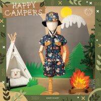 HAPPY CAMPERS - SHIRT + SHORTS 07 ลายทั้งตัว