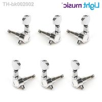 ◇ↂ Guitar Tuning Pegs Tuners Machine Heads for Acoustic Electric Guitar Chrome 3R3L 6R 6L Guitar Machine