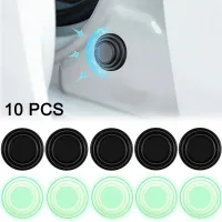 【YY】10Pcs Car Door Shockproof Pad Anti-Noise Car Trunk Sound Insulation Pad Anti-collision Gasket Silicone Pad Cushion Stickers