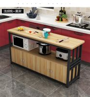 [COD] Wholesale multi-functional kitchen storage microwave oven cabinet bar