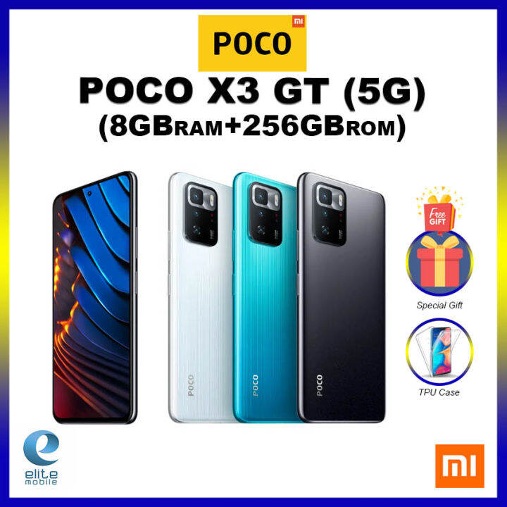 Poco X3 GT 5G (8GB RAM+256GB ROM)Qualcomm® Snapdragon™ 860,Android