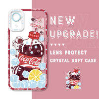 Serpens เคสโทรศัพท์ Samsung Galaxy,A24 A03แกน A04E A04 4G M23 5G ซัมซุงโน้ต20 Note 20 Ultra ต้นฉบับเคสโทรศัพท์คริสตัลเครื่องดื่มฤดูร้อนเคสมือถือใสป้องกันกล้องคลุมทั้งหมด