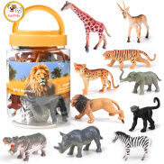 10pcs Wild Animals Figures Toys Realistic Wild Zoo Animals Figurines Model