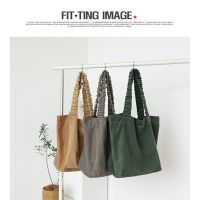 Fashion Women Canvas Shoulder Bag Large-Capacity Girls School Bag Portable Handbag