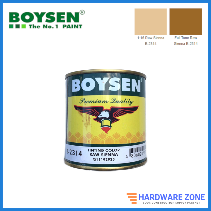 Boysen Tinting Color Raw Sienna (1/4L) | Lazada PH