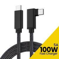 100W Usb Type C เป็น Usb C Cable 90 Usb Gen Degree C 2 Xiaomi สายเร็ว3.2มุม Huaiwei Type ที่ชาร์ตสำหรับซัมซุงข้อมูล