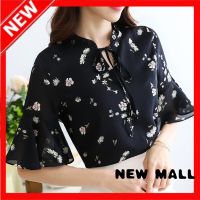 NEW MALL เสื้อผู้หญิง เสื้อเชิ้ตหญิง เสื้อลายดอก 2021 NEW 060504