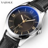 New foreign trade fashion luminous Yazole348 waterproof men watch straps male table quartz manufacturer undertakes