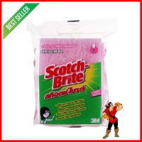 ฟองน้ำพร้อมใยขัด SCOTCH-BRITE LIGHT DUTY 3x4นิ้ว สีชมพูSCOURER SPONGE SCOTCH-BRITE LIGHT DUTY 3X4IN PINK **ด่วน ของมีจำนวนจำกัด**