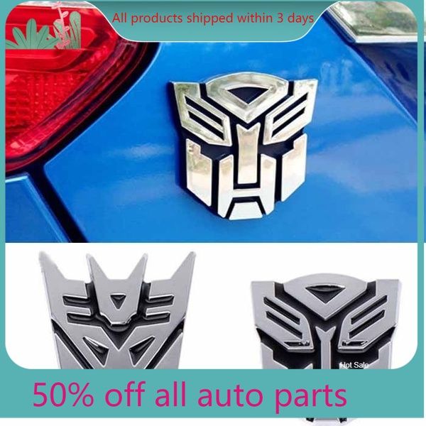 Transformers Car Decoration Sticker Logo Zinc Alloy 3D Autobot ...