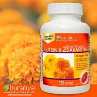 ส่งเร็ว Trunature Lutein Exp.09/24 วิตามินบำรุงสายตา &amp; zeaxanthin 140 softgels สำหรับผู้ที่ใช้สายตาโดยเฉพาะ