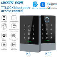 TTLOCK K3/K3F ระบบประตูควบคุมการเข้าถึงลายนิ้วมือที่เปิดสำหรับอินเตอร์คอม Nfc แป้นพิมพ์กุญแจประตูไฟฟ้าบลูทูธ13.56Mhz RFID การ์ด