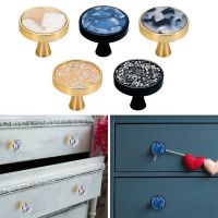 European Wardrobe Zinc Alloy Cabinet Marble Vein Door Knobs Drawer Pulls Door Handles Furniture Handles Door Hardware Locks