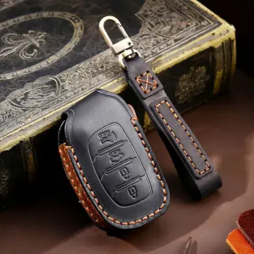 Hyundai Key Chain Leather Car Key Fob Cover Car Key Case 