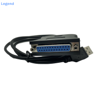 ?【Lowest price】Legend สายแปลงพอร์ต USB เป็น DB25ตัวเมียสายอะแดปเตอร์ USB LPT